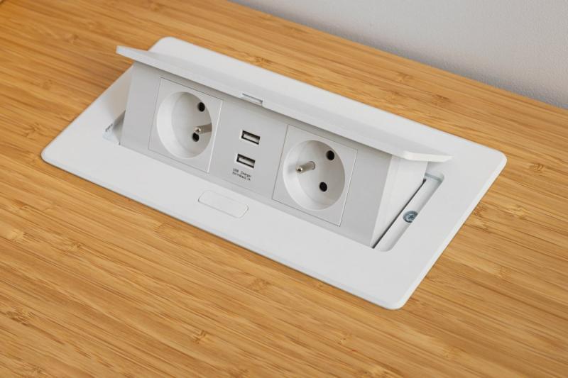 Mjukt utdragbar uttagsmodul.