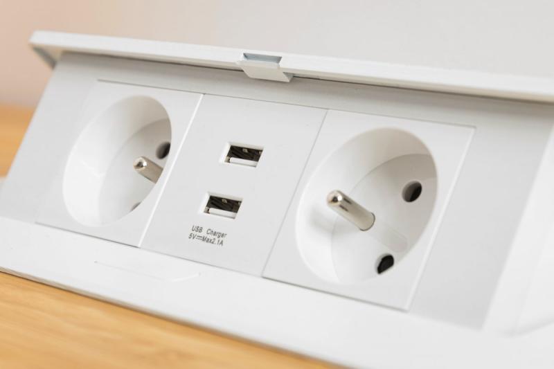 Mjukt utdragbar uttagsmodul.