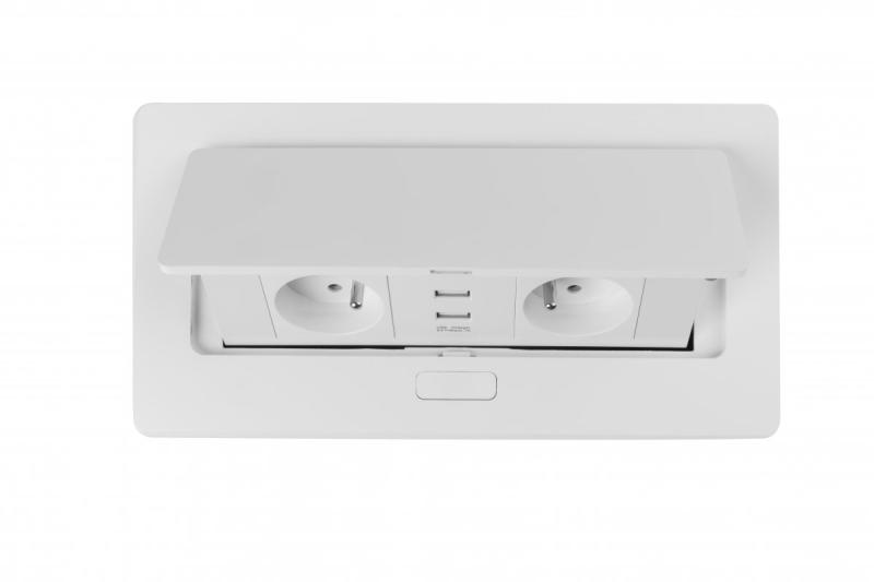 Mjukt utdragbar uttagsmodul.