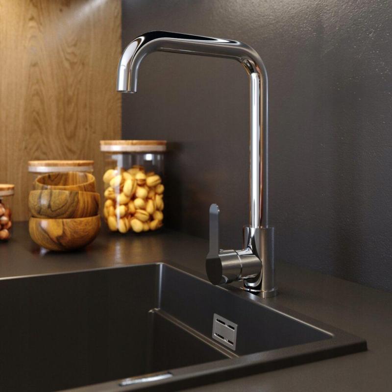 Graniteland Stellar Kökblandare Krom med svängbar pip 1208970667