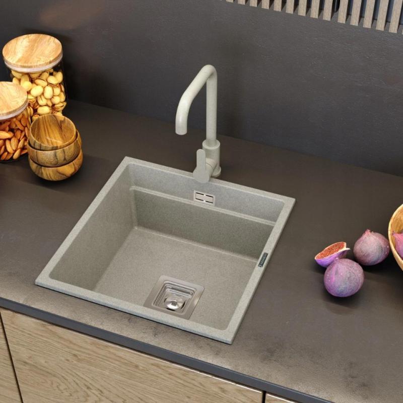 Graniteland Stellar Köksblandare Beige sand med svängbar pip 1208970672