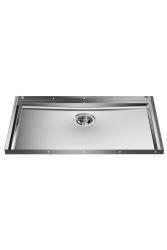 Foster Phantom Bas RVS Bottenplatta Arbetsbänk Diskho 71x40cm för Inbyggnad i Keramik natursten och Solidsurface tjocklek 20mm 1208970694