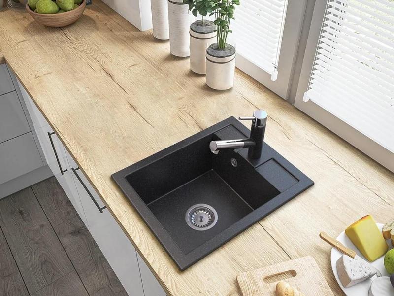 Graniteland Ceres Köksblandare Granit utseende med Utdragbar Pip och Dubbel-Funktion Handdusch 1208970706