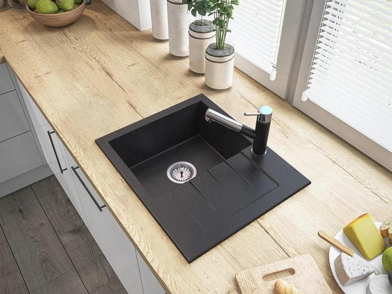 Graniteland Ceres Köksblandare Granit utseende med Utdragbar Pip och Dubbel-Funktion Handdusch 1208970706