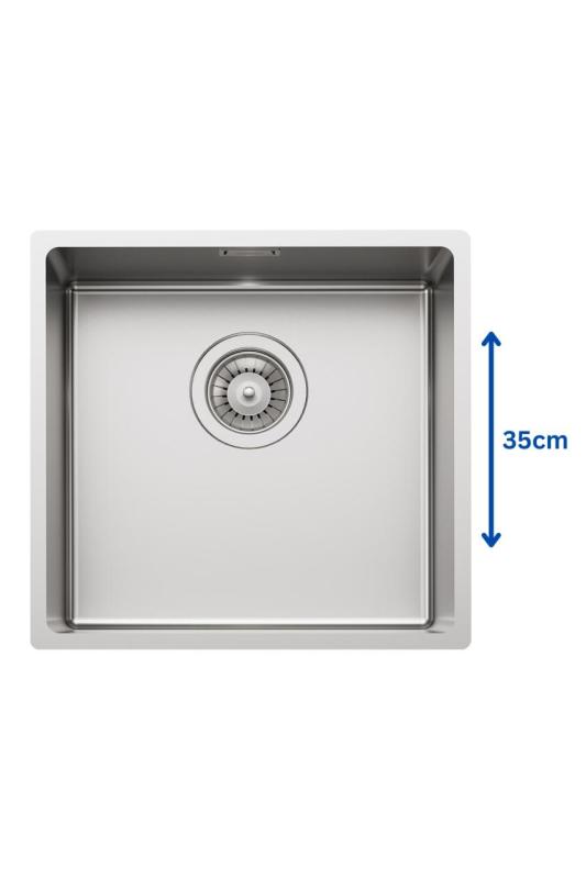 Foster L35 Special 35 cm lång rostfri diskho 365 x 350 mm undermonterad 1208970722