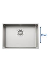 Foster L35 Special 35 cm lång rostfri diskho 50 x 35 cm undermonterad 1208970723