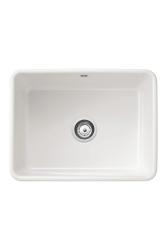 Ausmann Keramik Mira Keramisk Vit Diskho - Underbyggd och Infälld 590 x 458 mm med Rostfri Stålplugg 1208970733