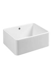 Ausmann Keramik Mira Keramisk Vit Diskho - Underbyggd och Infälld 590 x 458 mm med Rostfri Stålplugg 1208970733