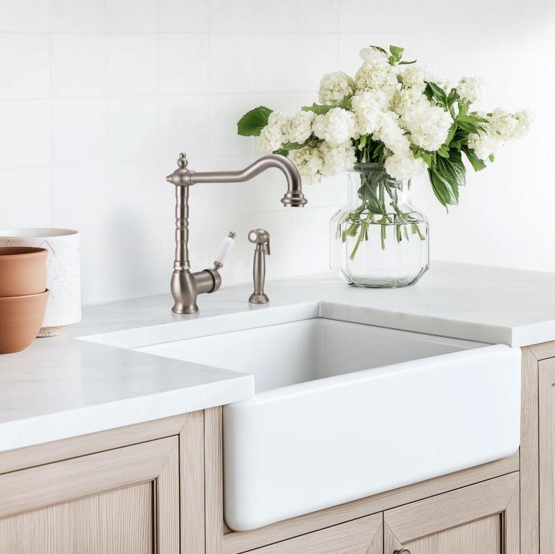 Ausmann Keramik Mira Keramisk Vit Diskho - Underbyggd och Infälld 590 x 458 mm med Rostfri Stålplugg 1208970733