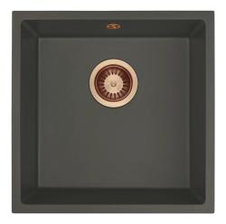 GraniteMy Universal Granit Grå, mörk Diskho 40x40 cm Överbyggnad, Underbyggnad och Planbyggnad med Kopparplugg 1208970749