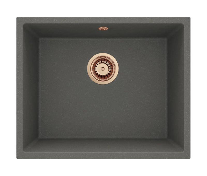 GraniteMy Universal Granit Grå, mörk Diskho 50x40 cm Överbyggnad, Underbyggnad och Planbyggnad med Kopparplugg 1208970757