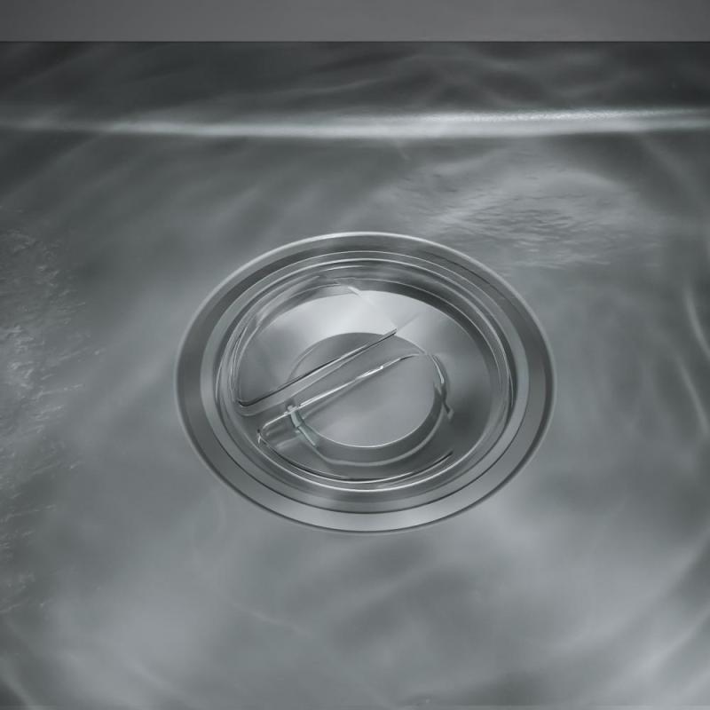 Franke Maris Quiet MQX 110.82 RVS Stor Diskbänk 820x424 mm Underbyggnad 122.0694.476