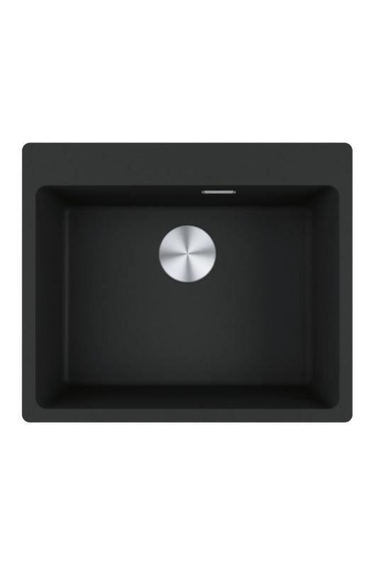 Franke Maris MRG 610-50 TL Fragranite Matt Svart Diskbänk Byggd med Kranhålsbänk 114.0668.630