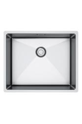 Franke Bolero Plus New R10 B2X 210-50-40 RVS Diskbänk Infälld, underbyggnad och överbyggnad 50x40 cm 127.0728.977