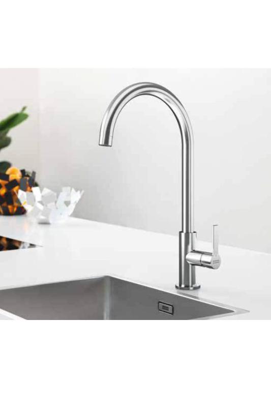 Franke Maris Slim J Kökskran Roterande Rund Utlopp Svart 115.0728.386