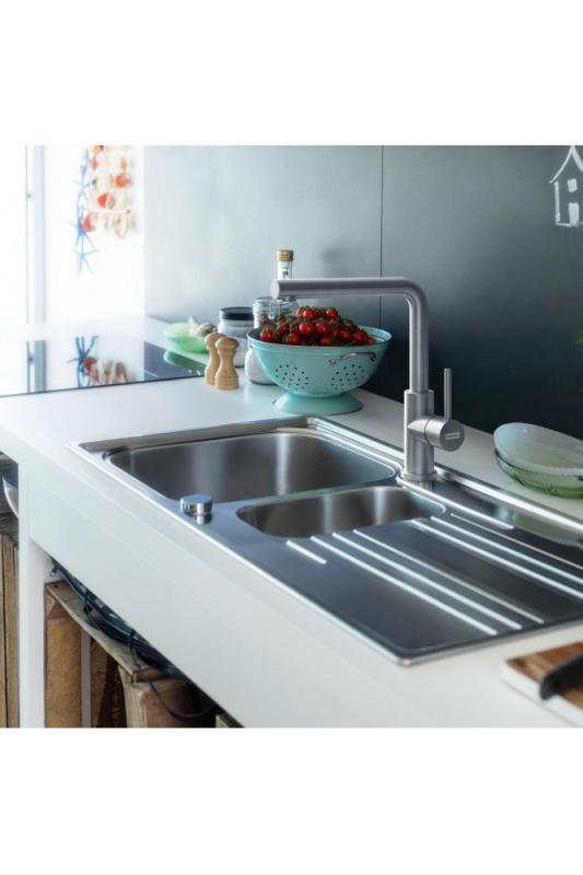 Franke Smart Glenda Kökskran Svängbar Utlopp Rostfritt Stål 115.0706.985