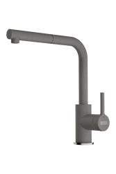 Franke Lina L Kökskran Stone grey med Utdragbar Pip 115.0728.486