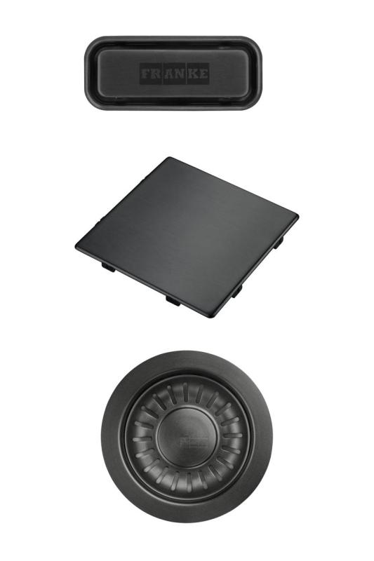 Franke Kubus 2.0 färgset Avloppsset Gun Metal 1208970828