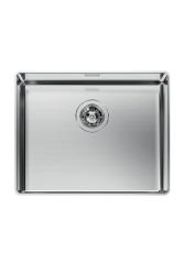 Foster Phantom Slimline Rostfritt Stål Diskbänk 50x40cm Undermonterad för keramiska bänkskivor 1208971122