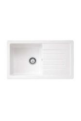 Ausmann Ceramic Sylva Keramisk Vit Diskho med Avrinningsyta 857 x 500 mm 1208971128