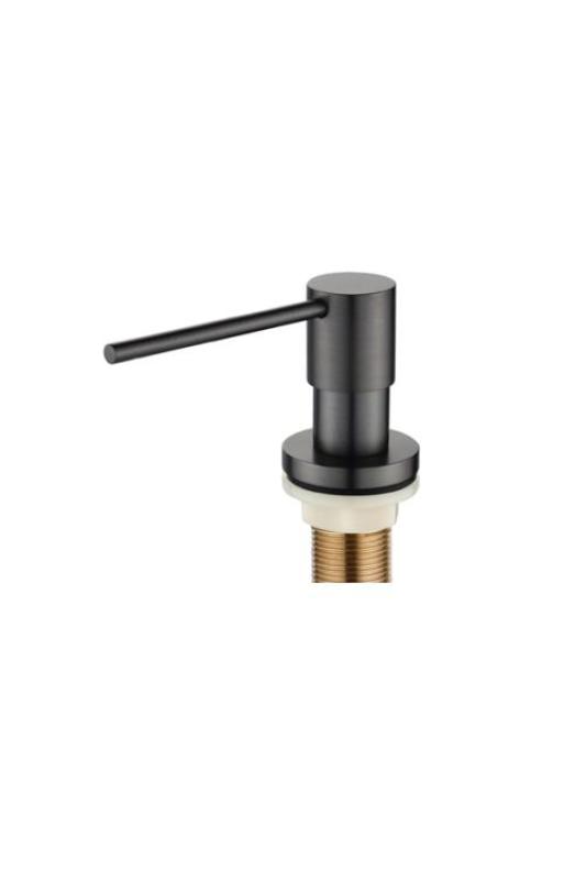 Ausmann Lirio Inbyggd Tvåldispenser Gun metal, påfyllningsbar uppifrån 1208971201