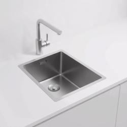 Pure.Sink Exclusivo RVS diskbänk 34x40 cm 10mm radie undermontering, planmontering och överbyggnad PEX3440-02
