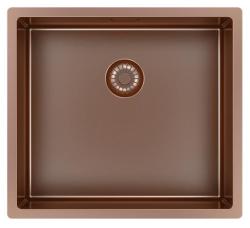 Pure.Sink Exclusivo Koppar diskho 45x40 cm 10mm radie underbyggnad, planbyggnad och överbyggnad PEX4540-62