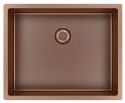 Pure.Sink Exclusivo Koppar diskho 50x40 cm 10mm radie underbyggnad, planbyggnad och överbyggnad PEX5040-62