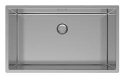 Pure.Sink Exclusivo stor rostfritt stål diskbänk 70x40 cm 10mm radie undermontering, planmontering och överbyggnad PEX7040-02