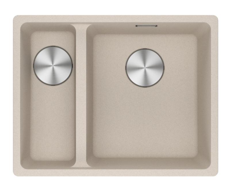 Franke Maris MRG 260-34-15 Fragranite Coffee cream diskbänk Höger planmontering 135.0725.669