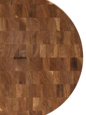 Woodsea Woodstone Oak rund - Ek Trä rund Skärbräda Ø42cm 1208971525