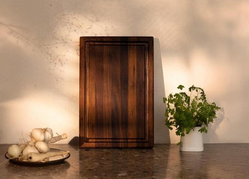 Woodsea Butcher Groove S - Valnöt Trä Skärbräda med juice ränna 45x30 cm 1208971534