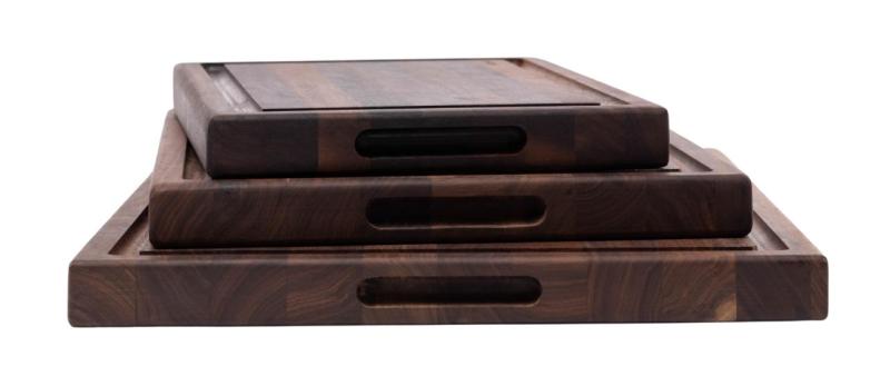 Woodsea Butcher Groove L - Valnöt Trä Skärbräda med saftspår 60x45 cm 1208971536