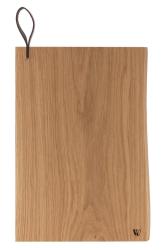 Woodsea Chop-Chop Oak M - Ekträ Skärbräda 35x24cm med läderhandtag 1208971540