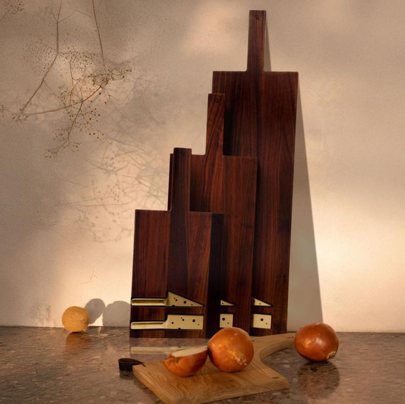 Woodsea Ost Valnöt M - Valnötsträ Ostbräda 55x20cm 1208971559