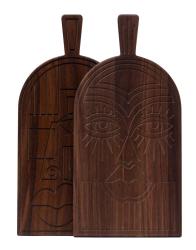 Woodsea Mask Valnöt - Valnötsträmaskskär- och serveringsbräda 38x19 cm 1208971561