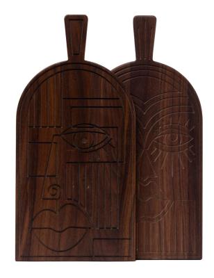 Woodsea Mask Valnöt - Valnötsträmaskskär- och serveringsbräda 38x19 cm 1208971561