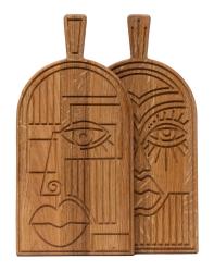 Woodsea Mask Oak - Ekmask skär- och serveringsbräda 38x19 cm 1208971562