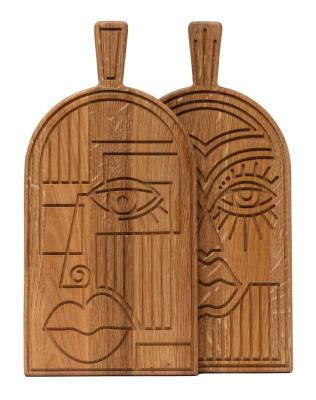 Woodsea Mask Oak - Ekmask skär- och serveringsbräda 38x19 cm 1208971562