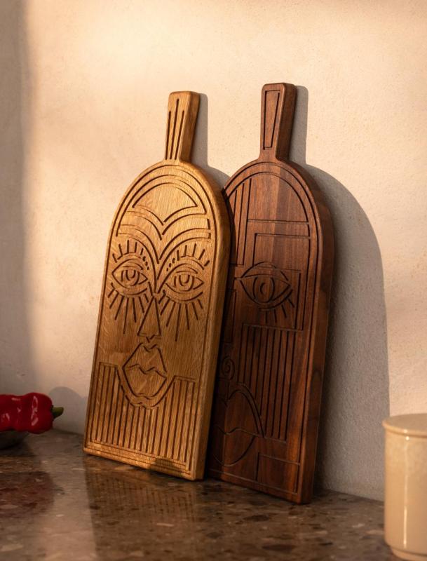 Woodsea Mask Oak - Ekmask skär- och serveringsbräda 38x19 cm 1208971562