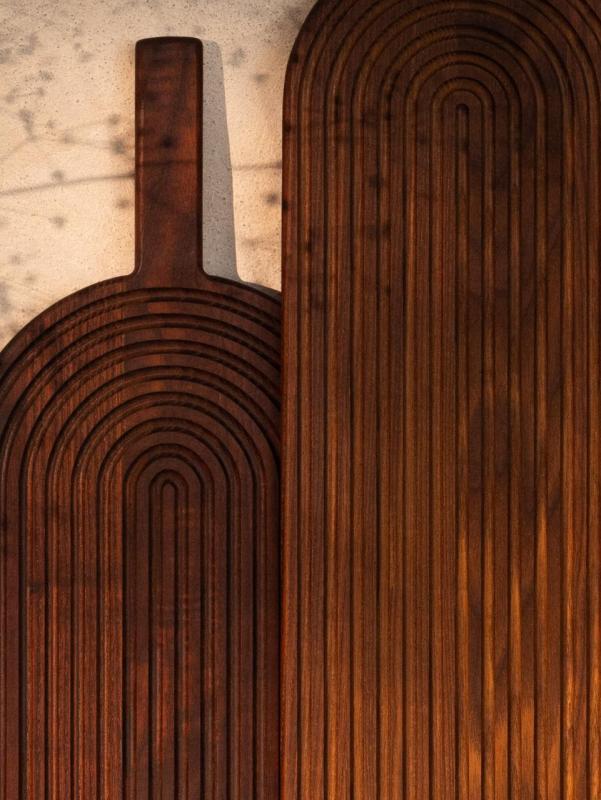 Woodsea Rainbow Ash M - Askträ Rainbow skär- och serveringsbräda 485x185 mm 1208971563