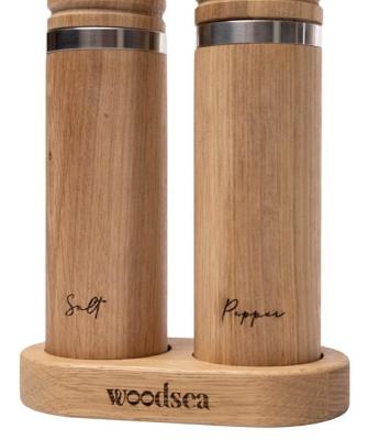 Woodsea Spice - Ekträ pepparkvarn Ø5x28 cm 1208971596