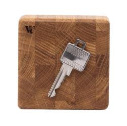 Woodsea End Grain Oak - Ekträ Nyckelhållare 9x9 cm 1208971600