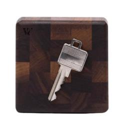 Woodsea End Grain Walnut - Nyckelhållare i valnötsträ 9x9 cm 1208971601
