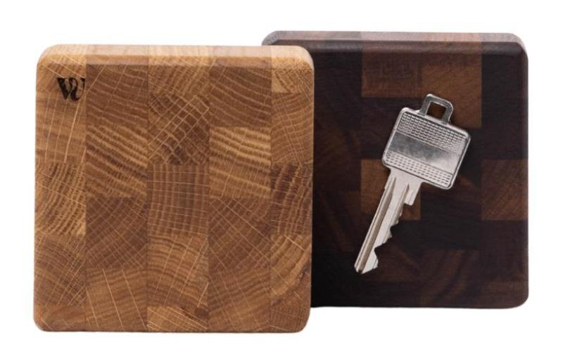 Woodsea End Grain Walnut - Nyckelhållare i valnötsträ 9x9 cm 1208971601