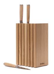 Woodsea Block Oak M - Ekträ Knivhållare Block 17x12 cm 1208971610