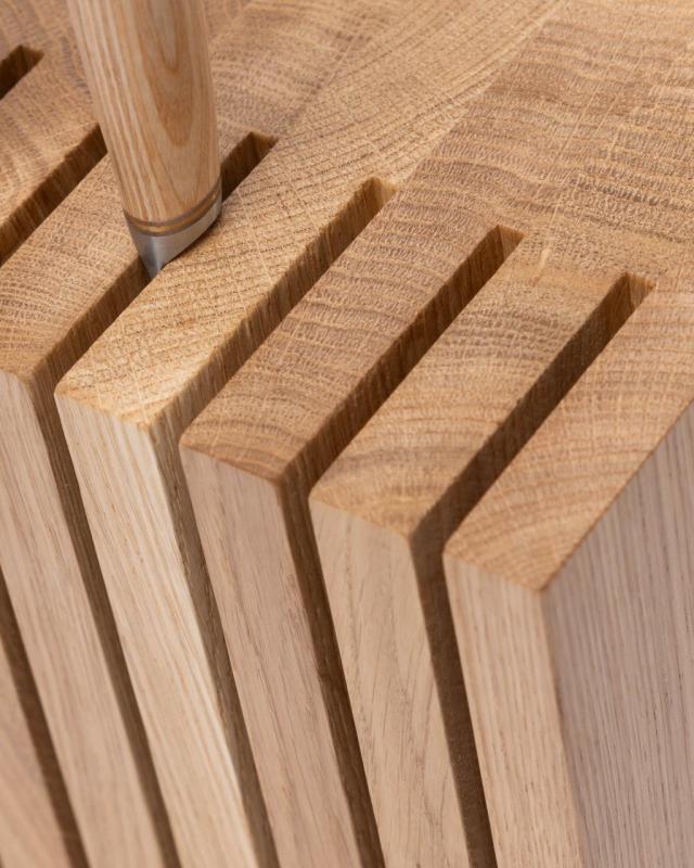 Woodsea Block Oak M - Ekträ Knivhållare Block 17x12 cm 1208971610