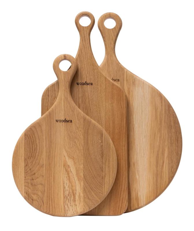 Woodsea Native M - Ekträ Pizzaplank Rund Ø35x2 cm 1208971612