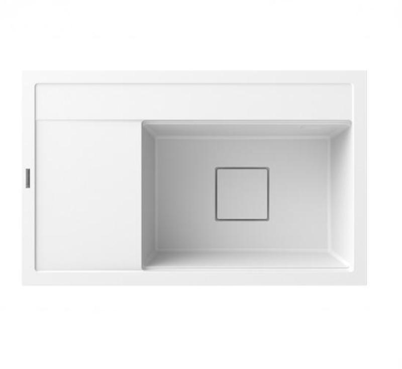 Graniteland Seta Granit Vit Diskho ovanpåliggande 80x50 cm 1208971618