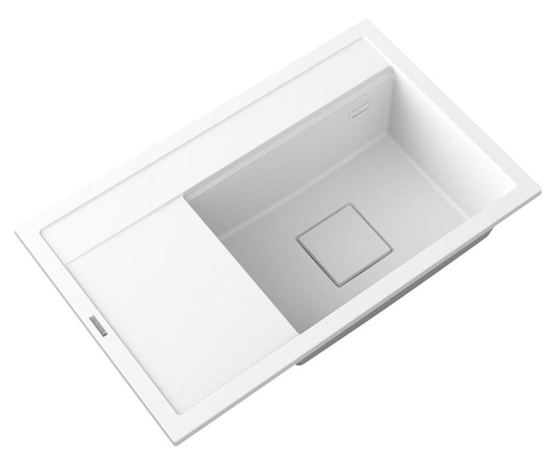 Graniteland Seta Granit Vit Diskho ovanpåliggande 80x50 cm 1208971618